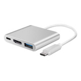 Adaptador Usb-c Compatible Con Hdmi / Usb Type C Usb 3.0 4k