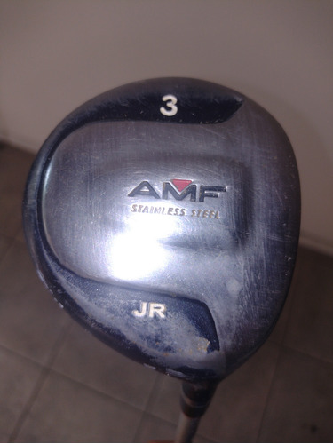 Palo De Golf Madera 3, Marca Amf, Para Juniors.