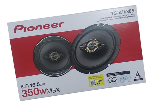 Parlantes Pioneer De 350 Watts 6 PuLG, 4 Vías Serie Nueva