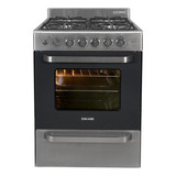 Cocina Multigas Eskabe Q10 X Linea Q 57cm 4 Hornallas Inox.