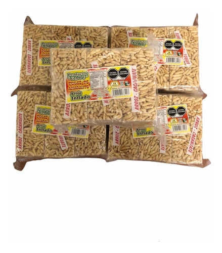 Barras De Arroz Inflado Dulces Gaby 60 Pz E