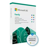 Microsoft 365 (office 365) Family: 6 Pessoas 1 Ano Digital