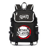 * Mochila De Anime Demon Slayer Kamado Nezuko Usb, Mochila