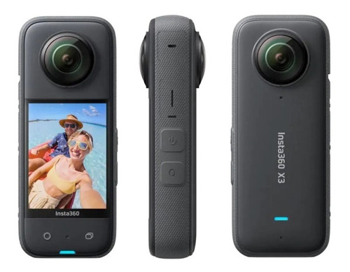 Câmera De Vídeo Insta360 X3 5.7k Preta 72mp