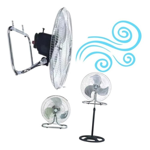 Ventilador 18'' Kanji Kjh-fh1209 3 En 1 De Pie Turbo Y Pared