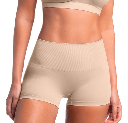 Calcinha Boxer Microfibra Sem Costura Modeladora Trifil