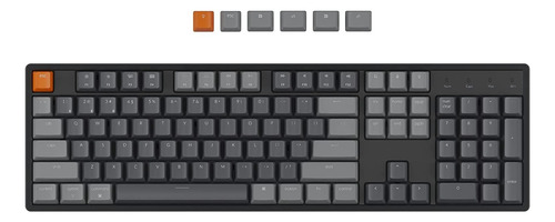 Teclado Mecánico K10 Rgb De Tamaño Completo Intercambiable E