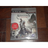 Juego Assassins Creed 3 Para Ps3 Usado Impecable Completo
