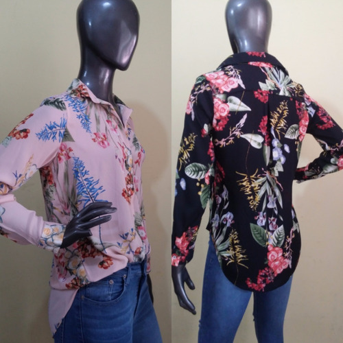 Camisa Vestir St Marie Mangas Largas Finisima Y Delicada