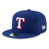 Gorra New Era Texas Rangers Blue 59fifty Cerrada Original 