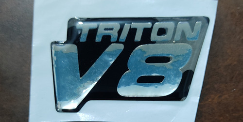 Emblema Calcomania V8 Ford Triton F-350 F-250 Resina Foto 2