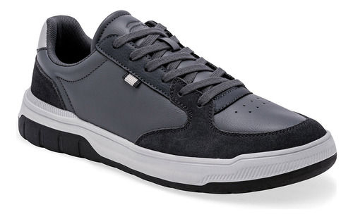 Tenis Casual Caballero Flexi Gris 124-640