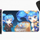 Mouse Pad Lol League Of Legends Poppy Guardiana Art Gamer M