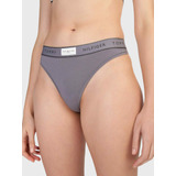 Tanga Gris Con Logo En Pretina De Mujer Tommy Hilfiger