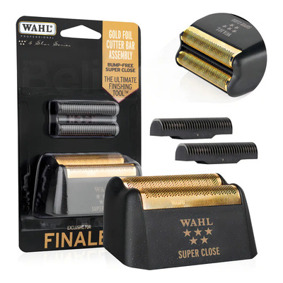 Repuesto Shaver Cuchillas Y Cabezal Para Máquina Afeitadora Wahl® Finale Original 7043 Negro\u002FDorado | Envío gratis