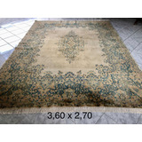 Antigo Tapete Persa Kirman - 3,60 X 2,70