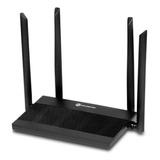 Roteador Wireless Amplificador Wifi 5ghz 4 Antenas Gigabit Cor Preto 110v/220v