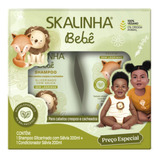 Kit Skalinha Bebê Shampoo 200ml + Condicionador 200ml Salvia