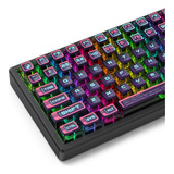 Gtsp Pudding Pbt Keycaps 60 Por Ciento Con Estilo Punk, 116