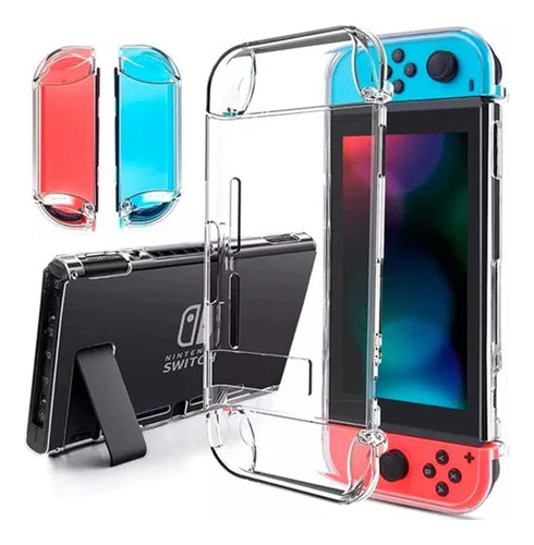 Carcasa Acrílico Para Nintendo Switch Oled Cristal 