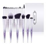 Set De 17 Brochas Premium De Maquillaje Profesionales Ducare