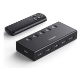 Switch 5 En 1 Salida Hdmi 2.0 Switcher Control Remoto Ugreen