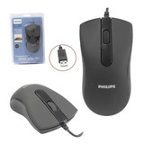 Mouse Óptico Philips M101 Negro Wired Usb 1000 Dpi