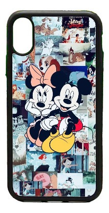 Funda Protector Para iPhone Mickey Minnie Movie
