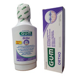 Enjuague + Pasta Gum Ortho Evita Manchas Caries Con Brackets