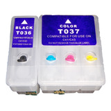 C42 T036 / T037 Epson Cartuchos Rellenables Con Chip Reset