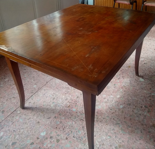 Mesa Comedor Extensible Madera Llega A 2.40 Mt X 1.10 Mt 