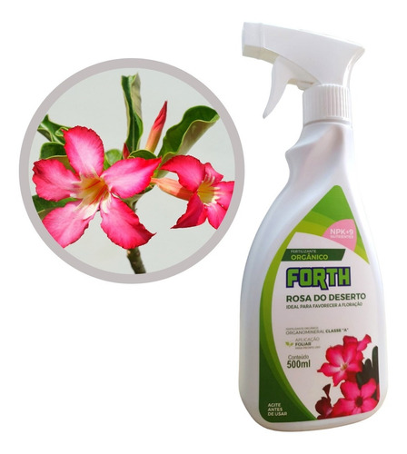 Fertilizante Forth Rosa Do Deserto Pronto Uso 500ml