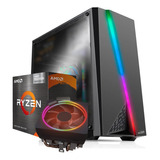 Pc Gamer Armada Amd Ryzen5 5600g 16gb Ssd 480 Radeon+led 24