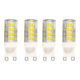 Pack 4 Ampolletas Led G9 5 Watts Luz Cálida/fría - Sumatel