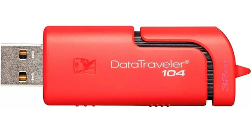 Memoria Kingston Dt104 32gb Roja