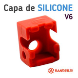 Capa De Silicone Marrom Para Bloco V6 20mm Impressora 3d