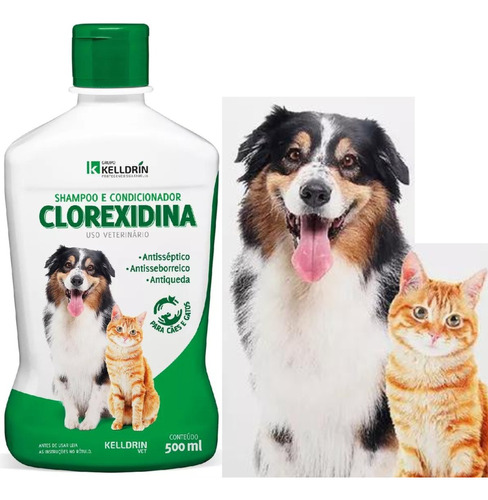 Shampoo E Condicionador Dermatite Alergia Pele Cães Gatos  