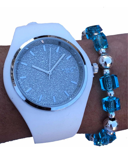 Reloj Knock Out 8469 Dama Silicona Wr  Colores - Taggershop