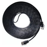 Cable De Red Ponchado Plano Categoria 6 De 15 Mts/rj45/23awg