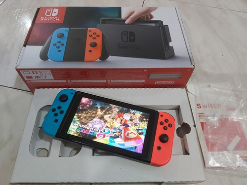 Nintendo Switch Programable + 128gb + Juegos + Caja + Rcm