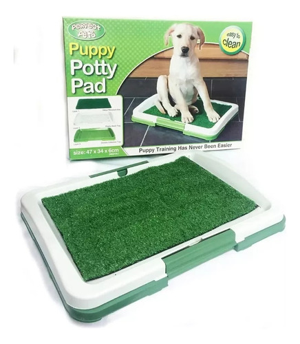 Tapete Baño Entrenador Mascota Hogar Pasto Sintético Lavable