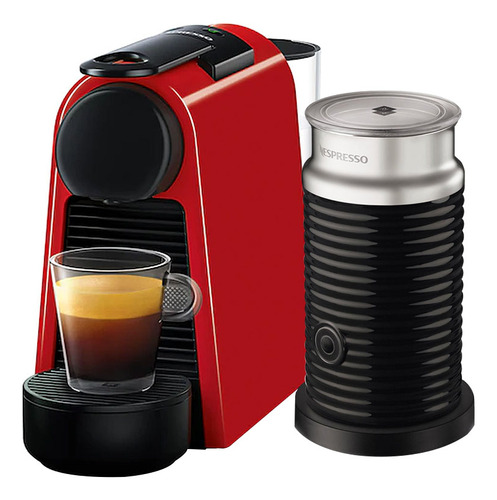 Cafetera Nespresso Essenza Mini D Automatica + Aeroccino