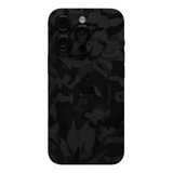 Skin Vinil Premium Black Camo Para iPhone 14 Pro Max