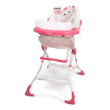 Silla De Comer Leilisima Rainbow® Plegable Color Rosa Gatita Rosa