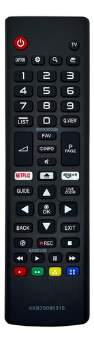Controle Remoto Compatível Com Tv LG Smart 32lj600b 43lj5500