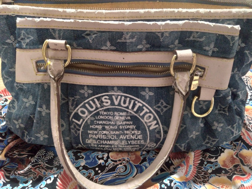Cartera Louis Vuitton Usada Con Detalles  En Las Manija 