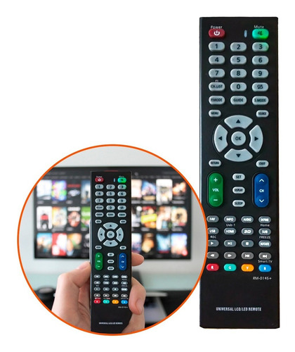 Control Remoto Tv Universal Led Lcd Netflix Youtube Smart Tv