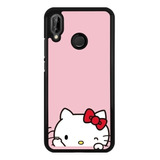 Funda Protector Para Huawei Hello Kitty Moda Mujer N