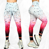 Leggins Tela Suplex Gruesa De 400 Gramos Sublimado Degradado