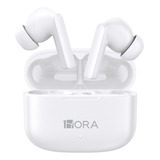 Audífonos Inalámbricos Bluetooth 5.3 In-ear Con Micrófono 1hora Mod Aut206 Color Blanco